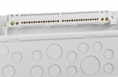 Dulap distrib. apl. IP65, 18U pe 1 rand, cu usa transparenta