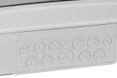 Dulap distrib. apl. IP65, 18UH, 1 rand. cu usa transparenta