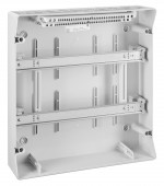 Dulap distrib. apl. IP65, 36U pe 2 rand, cu usa transparenta
