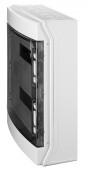 Dulap distrib. apl. IP65, 36U pe 2 rand, cu usa transparenta
