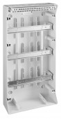 Dulap distrib. apl. IP65, 36U pe 3 rand, cu usa transparenta