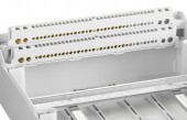 Dulap distrib. apl. IP65, 36U pe 3 rand, cu usa transparenta