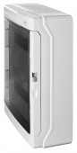 Dulap distrib. apl. IP65, 36UH, 2 rand. cu usa transparenta