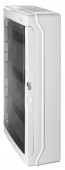 Dulap distrib. apl. IP65, 54UH, 3 rand. cu usa transparenta
