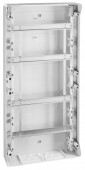 Dulap distrib. apl. IP65, 72UH, 4 rand. cu usa transparenta