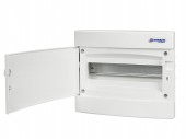 Dulap distrib. incastr. 1r-12UH, usa din plastic alb mat