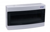 Dulap distrib. montaj apl, 1 rand, 18UH, usa transp.