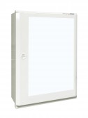 Dulap metalic incastrat 4x24UH + usa transparenta