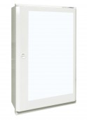 Dulap metalic incastrat 5x24UH + usa transparenta
