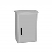 Dulap poliester deschis jos+ac.antipl., 1 usa, 750x500x312