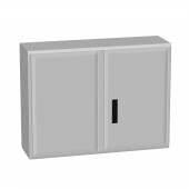 Dulap poliester inchis sus deschis jos, usa dbl,750x1000x312