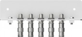 Earthing angles, 5 connectors, acc. to EN 60728-11,QEW 5-09N