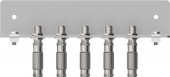 Earthing angles, 6 connectors, acc. to EN 60728-11, QEW5-09S