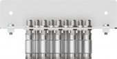 Earthing angles, 9 connectors,acc. to EN 60728-11,QEW 9-09N