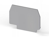 Element terminal pentru cleme tip AVK 4A, gri