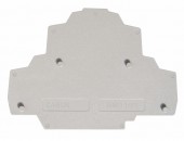 Element terminal pentru cleme tip HMD.2N, gri