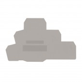 Element terminal pentru cleme tip PUK 3, gri