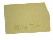Element terminal pentru cleme tip SFR.4, bej
