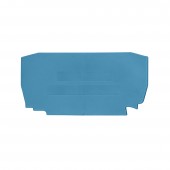 Element terminal pentru cleme tip YBK 2,5, albastru