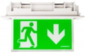 Emergency luminaire KS WirelessControl LED 8h 230V AC, white
