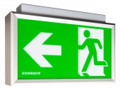 Emergency luminaire LM WL 6x0,5W LED 3h 230VAC ceiling moun.