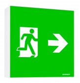 Emergency luminaire WFX WL LED IP65 3h 230V AC wall surface