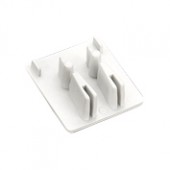 End cap for 2-pole and 3-pole comb-type busbars 25 mm²