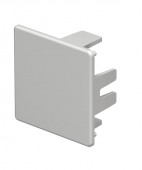 End piece 40x40mm (WxH), RAL 9010