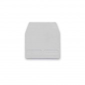 End plate for Fuse holder, grey,