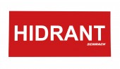 Eticheta HIDRANT 100x220mm