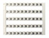 Etichete inscript. oriz. DEKAFIX DY5 21-30 (50 etichete)
