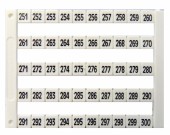 Etichete inscript. oriz. DEKAFIX DY5 251-300 (50 etichete)