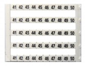 Etichete inscript. oriz. DEKAFIX DY5 41-50 (50 etichete)