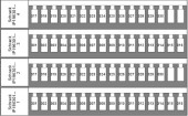 Etichete pentru terminale TB si ST 2 x 301-330