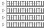 Etichete pentru terminale TB si ST 2 x 421-450