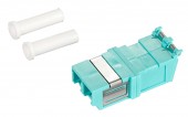 FFTH FO Coupler LC/UPC-Duplex, Plastic, OM3, ceramic