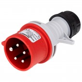 Fisa CEE, 5 poli 16A 400V IP44, cu inversarea fazelor