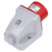 Fisa CEE fixa, montaj mural, 5 poli, 16A 400V IP44