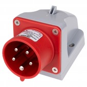 Fisa CEE fixa, montaj mural, 5 poli, 16A 400V IP44