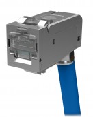 fixLink SL RJ45 shielded Cat.6a AWG 27-26 angled PU: 1