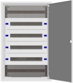 Flat Enclosure Flush mounted 2U-18K, H=915 W=590 D=100mm