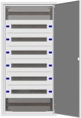 Flat Enclosure Flush mounted 2U-24K, H=1195 W=590 D=100mm