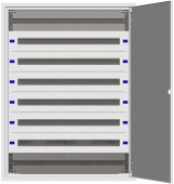 Flat Enclosure Flush mounted 3U-24K, H=1195 W=810 D=100mm