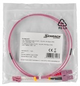 FO Patchcord Duplex LC/UPC - SC/UPC, 50/125µm OM4,  0.5m