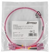 FO Patchcord Duplex SC/UPC - SC/UPC, 50/125µm OM4,  0.5m