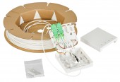 FTTH Rollerbox 100m, 4xLC/APC 8°, OS2, B2ca-s1a,d0,a1