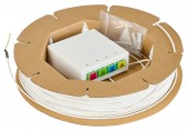 FTTH Rollerbox 100m, 4xSC/APC 8°, OS2, B2ca-s1a,d0,a1