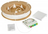 FTTH Rollerbox 100m, 4xSC/APC 8°, OS2, B2ca-s1a,d0,a1
