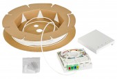 FTTH Rollerbox 30m, 4xLC/APC 8°, OS2, B2ca-s1a,d0,a1