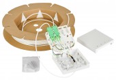 FTTH Rollerbox 30m, 4xLC/APC 8°, OS2, B2ca-s1a,d0,a1